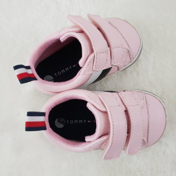 Tommy Hilfiger Pink Runners/Shoes Girl Toddler Size 2 - Picture 5 of 9